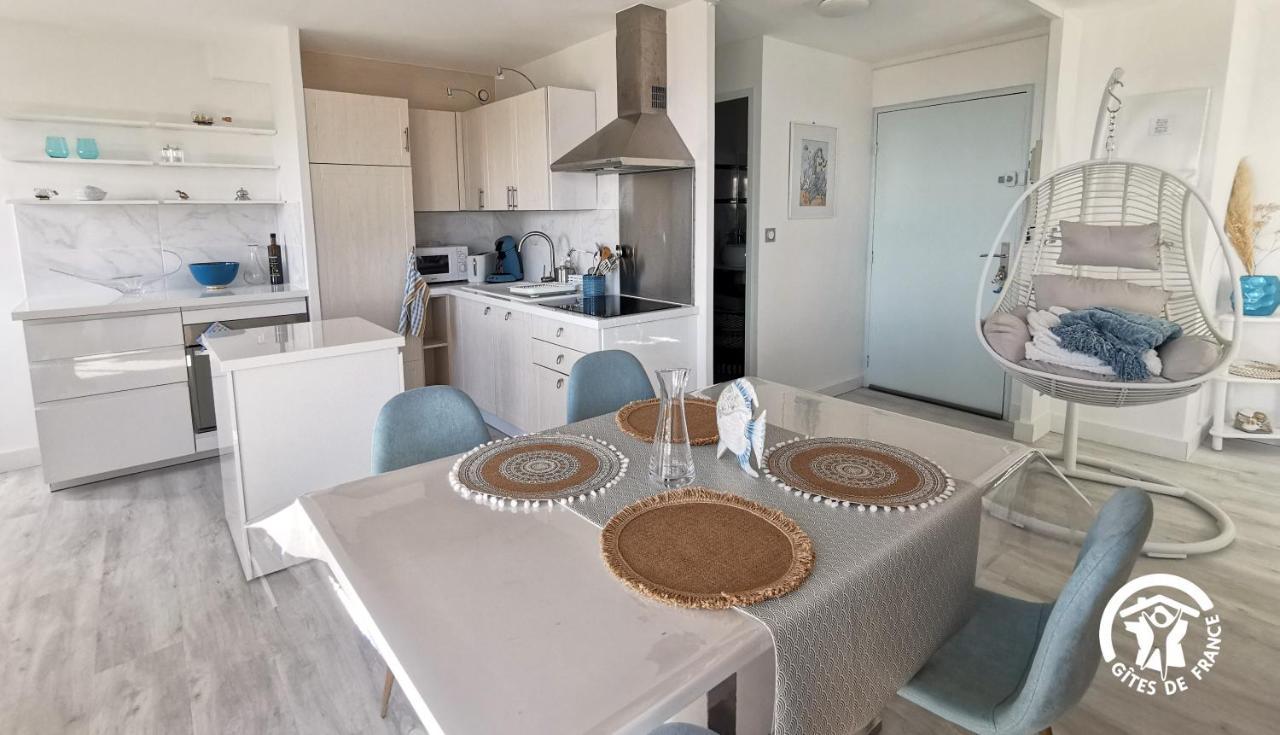 La Sirene - Loft Moderne Et Lumineux Avec Vue Panoramique Sur Mer Mediterranee Et Port De Plaisance Фронтиньян Экстерьер фото